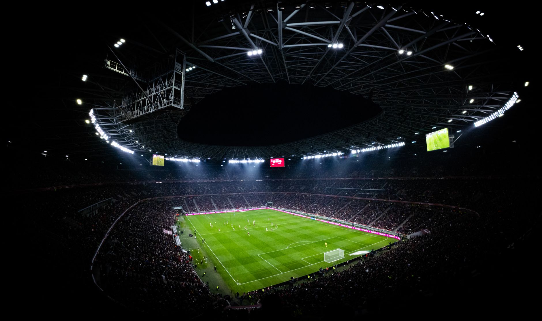 Stadium at night
